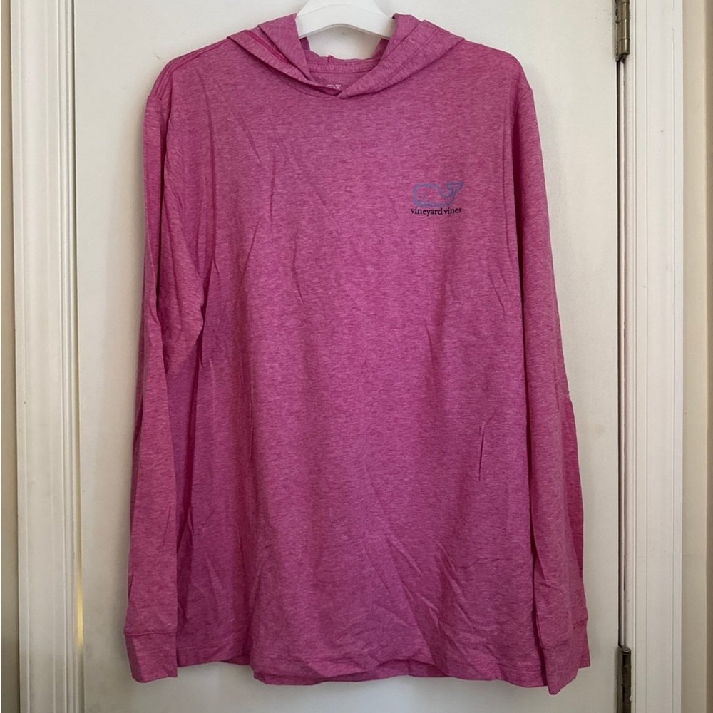 Girl’s vineyard vines long sleeve hooded shirt